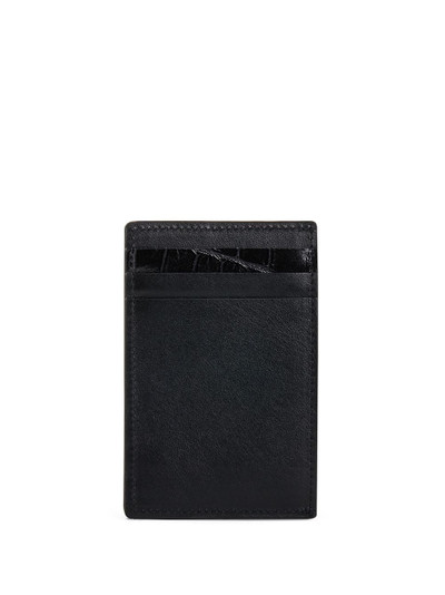 Giuseppe Zanotti crocodile effect long cardholder  outlook