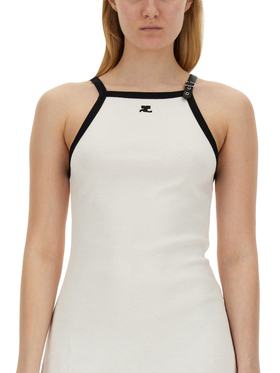 Courreges Women Dress With Logo - 4