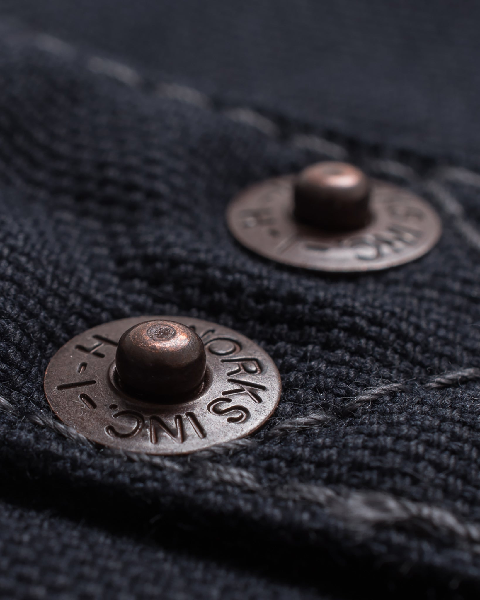 IHV-02-IND 12oz Wabash/Duck Work Vest - Indigo/Navy - 8