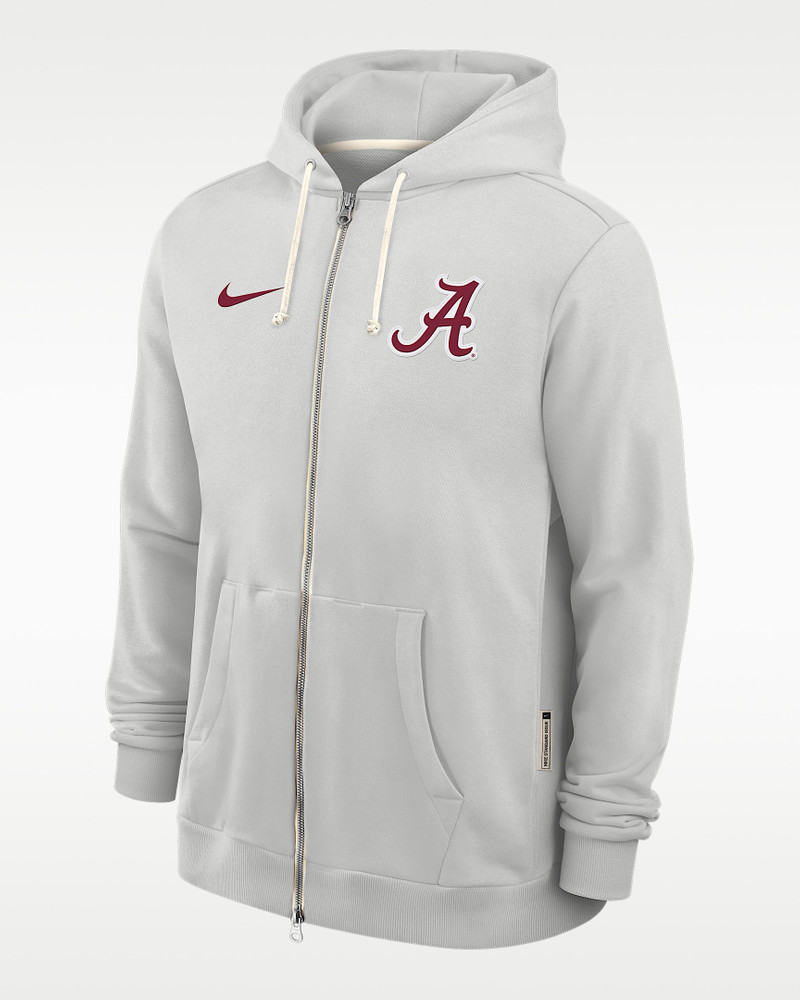 Alabama Sideline Men's Nike Dri-FIT College Full-Zip Hoodie 1