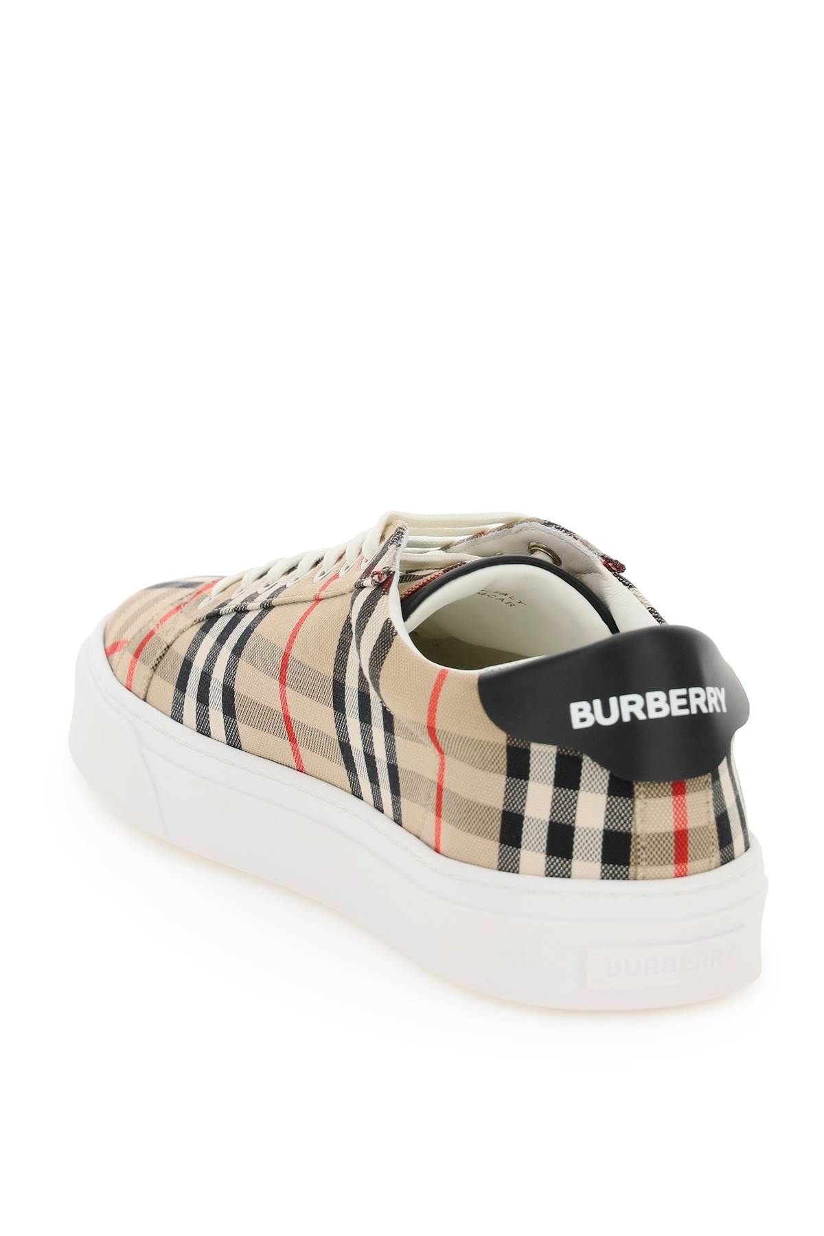 VINTAGE CHECK CANVAS SNEAKERS - 2