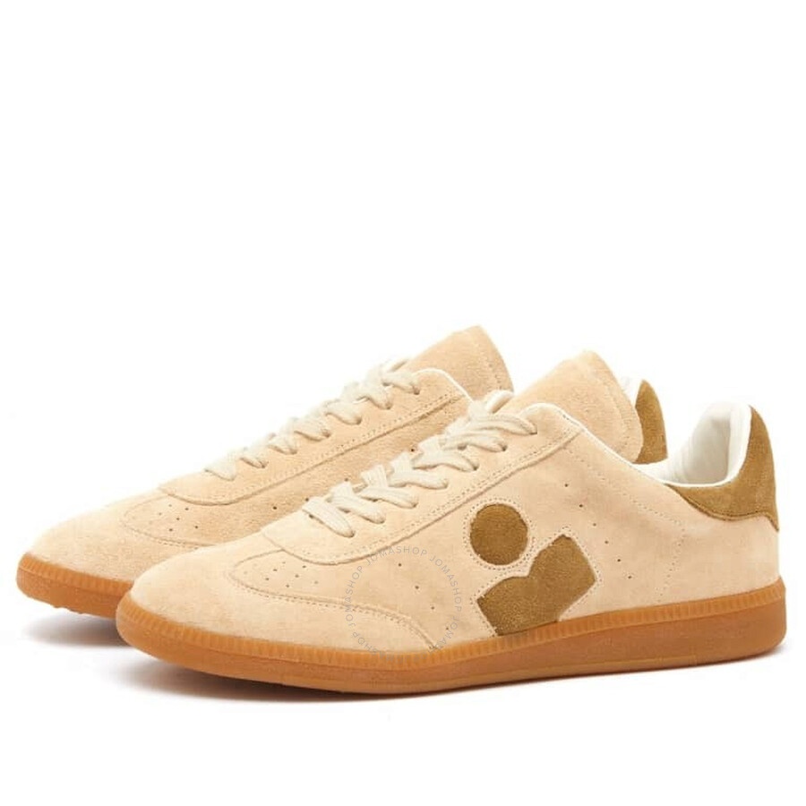 Isabel Marant Ladies Toffee Suede Logo Sneakers - 2