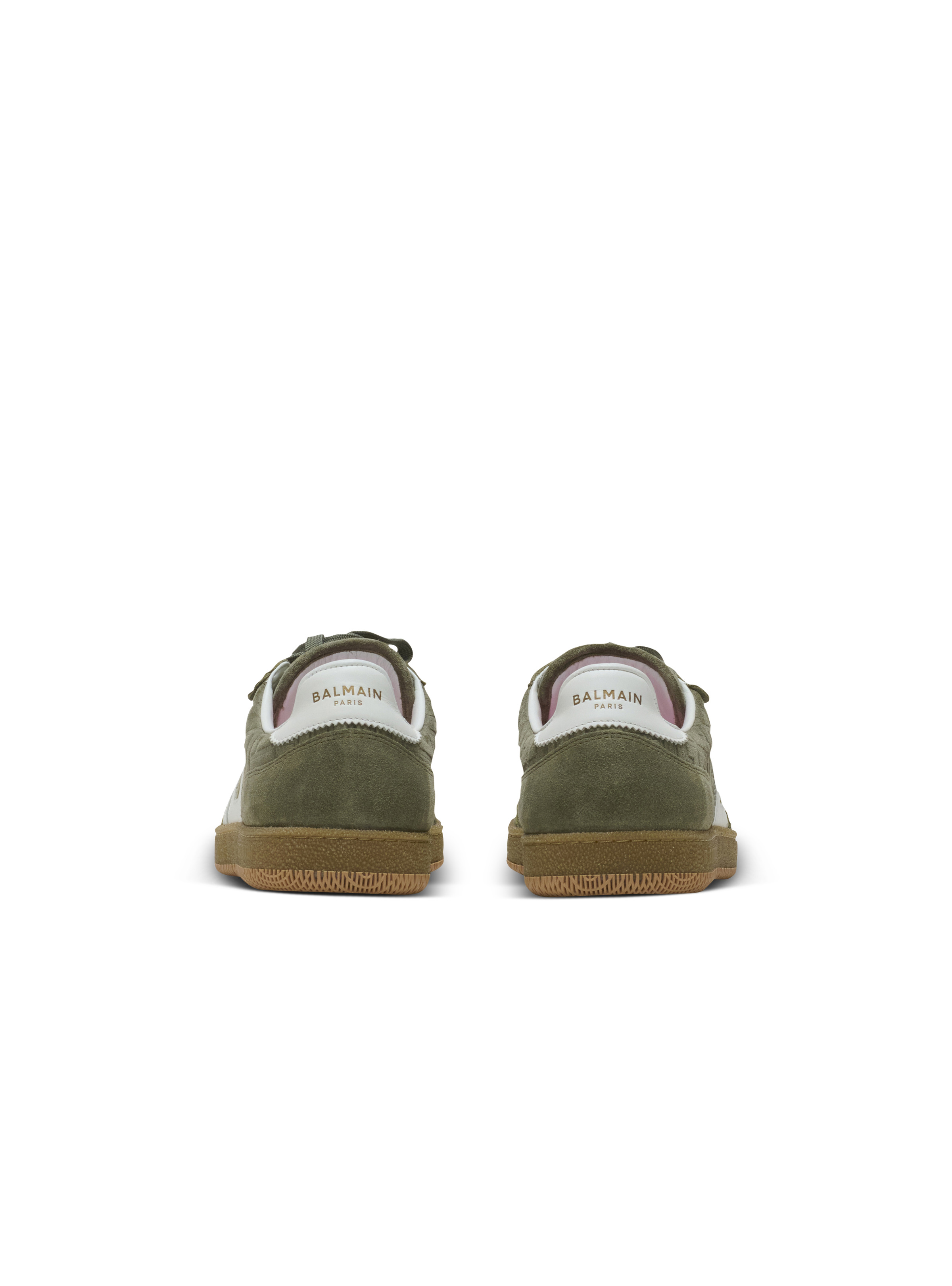Suede Balmain Swan trainers - 5