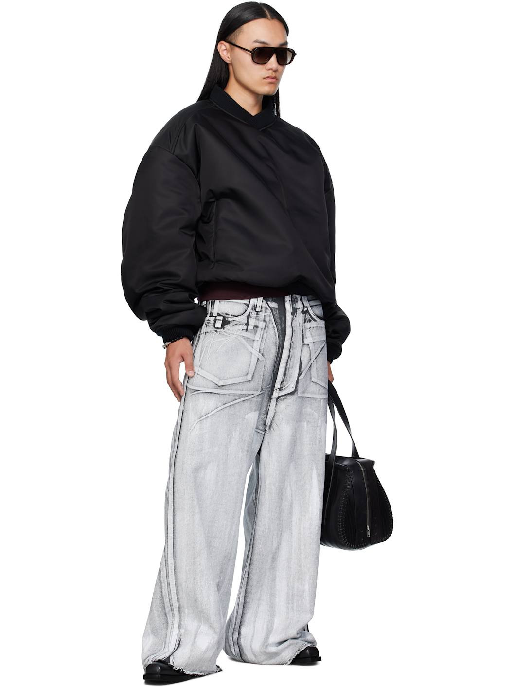 Gray Radiation Dumpster Jeans - 4