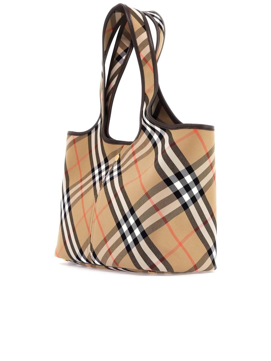 Small Checked Tote Bag - 2