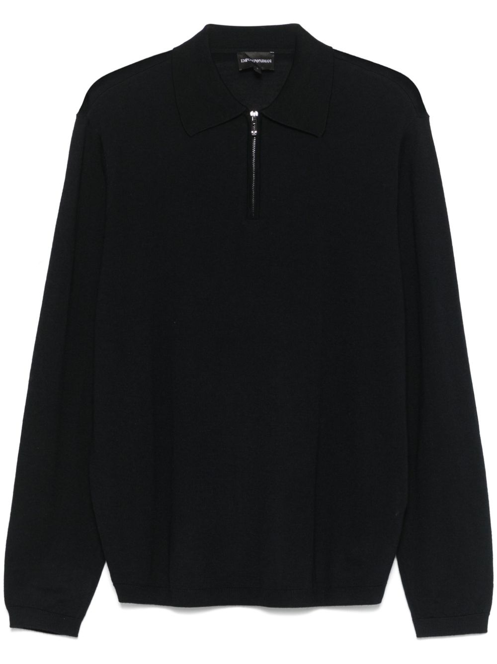 virgin-wool polo shirt - 1