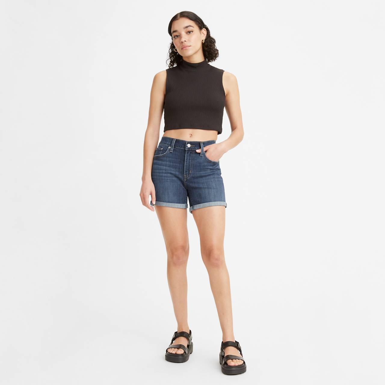 MID LENGTH WOMEN'S SHORTS - 2