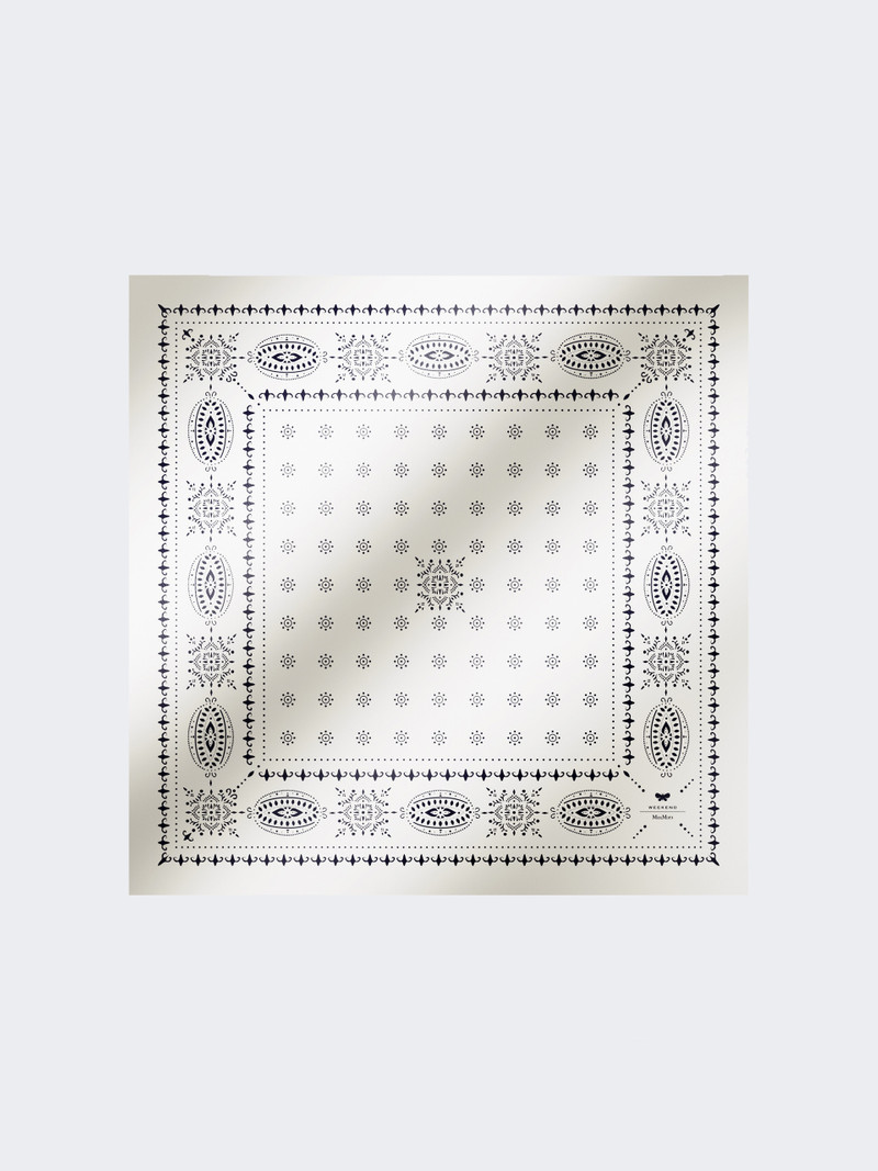 SIAM Printed silk scarf 1