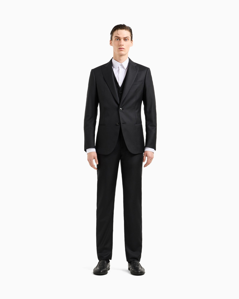 GIORGIO ARMANI Soho line wool and cashmere suit outlook