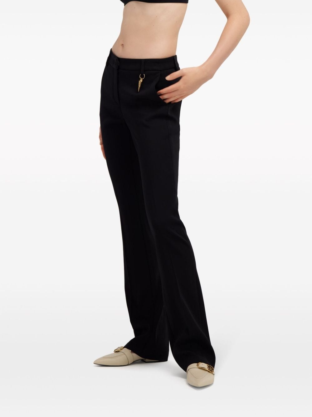 Tiger Tooth bootcut trousers - 4