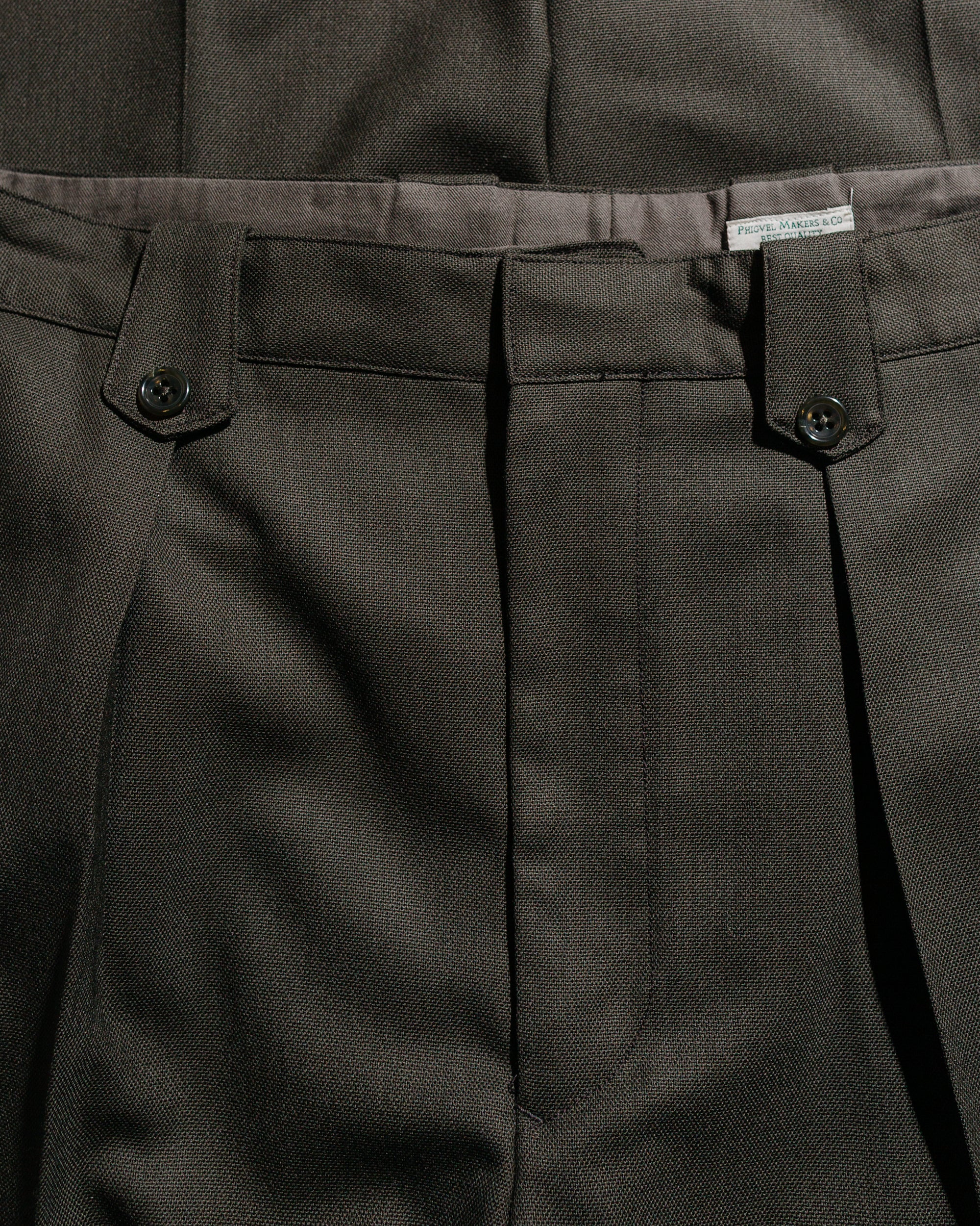 Hopsack Safari Trousers Forest - 5