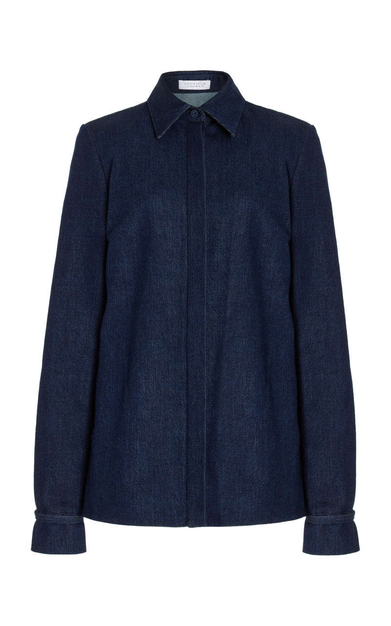 Cruz Button Shirt in Denim 1