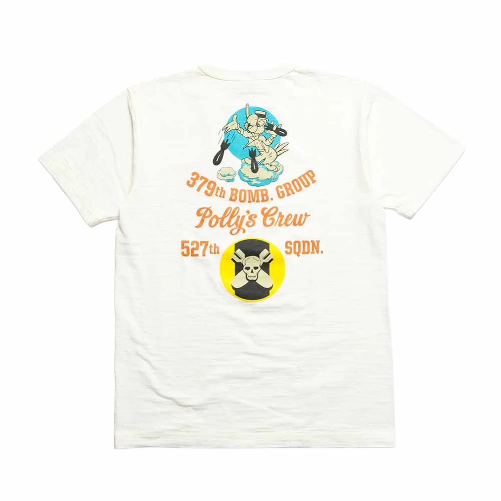 SLUB YARN T-SHIRT - 527th BOMB.SQ. - BR79731 - 1