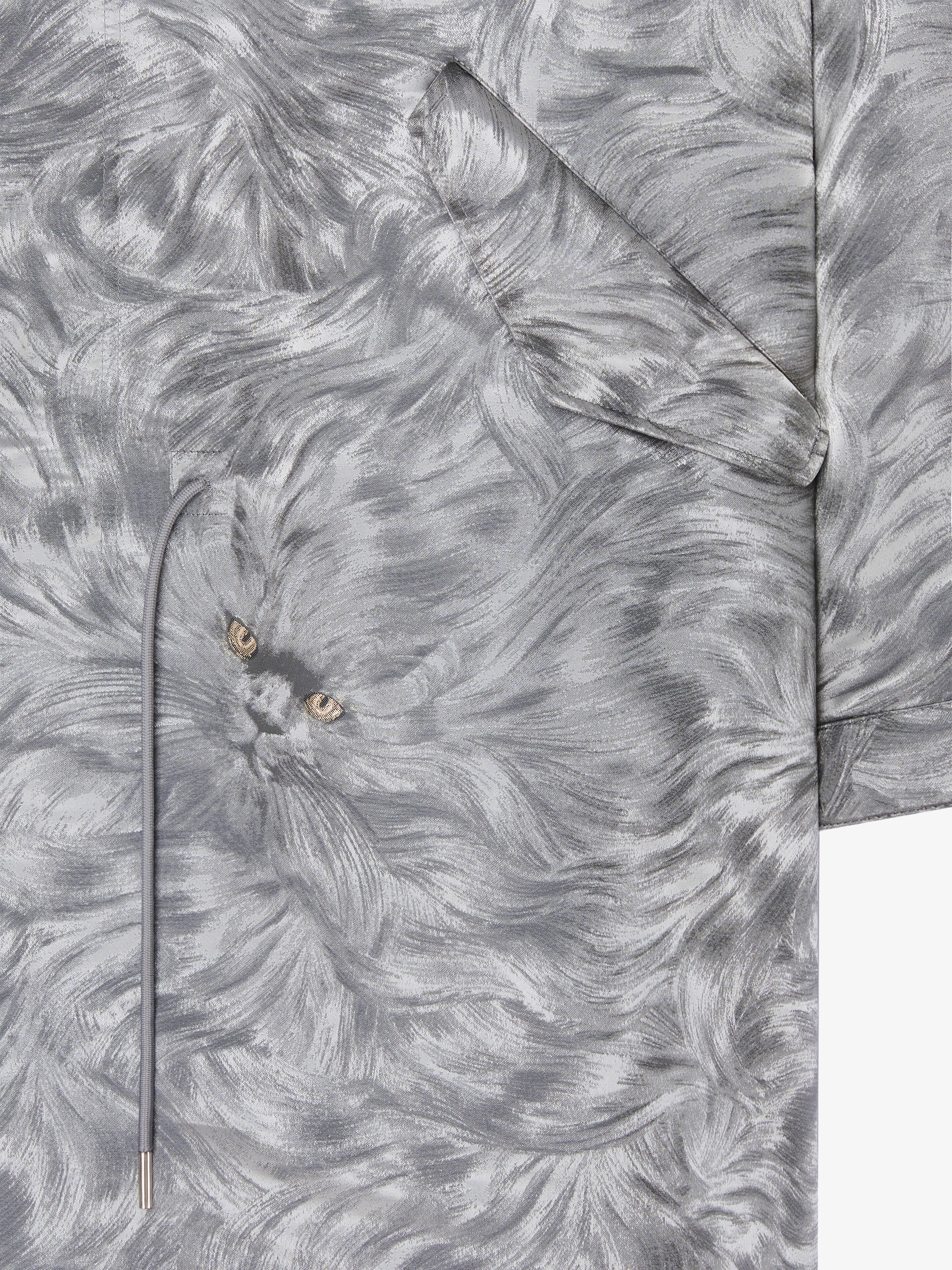PARKA IN CAT JACQUARD - 5