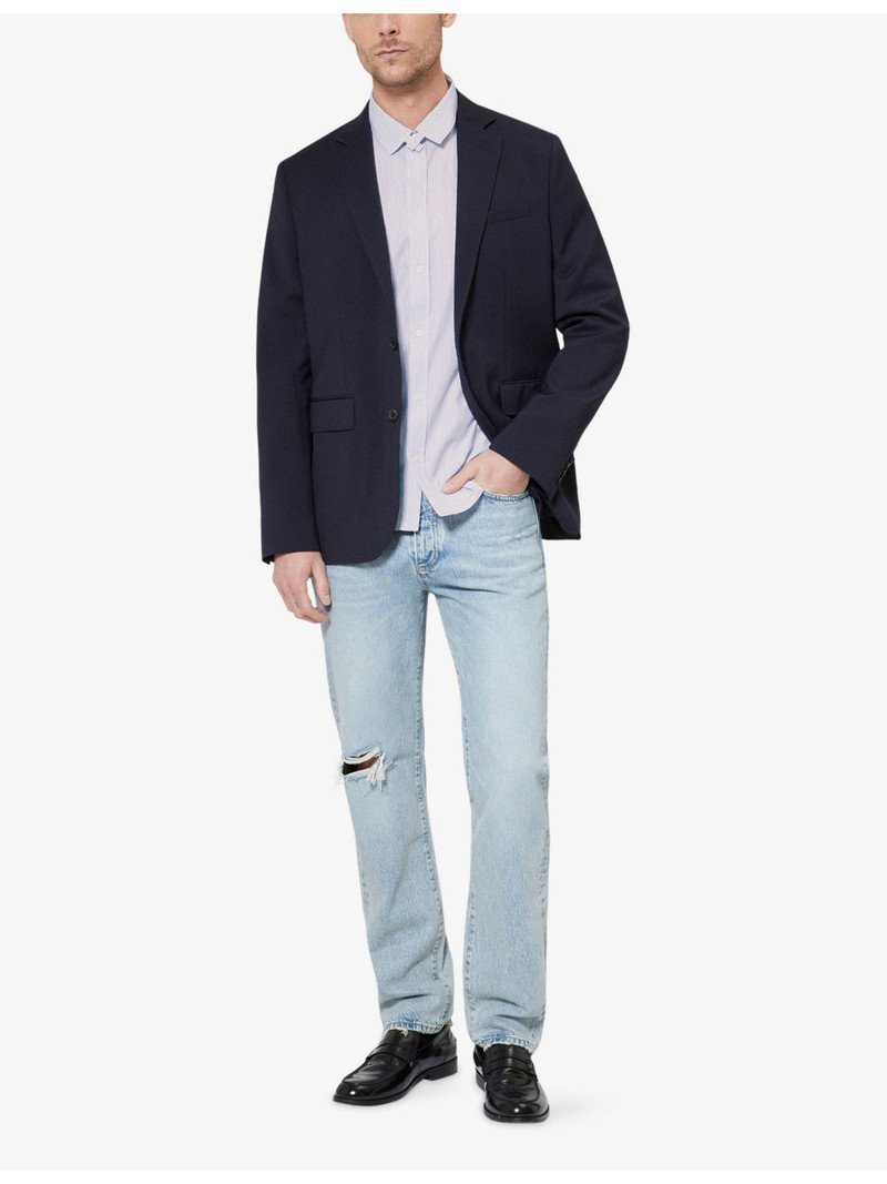 The Kooples Long-Sleeved Slim-Fit Cotton Shirt outlook