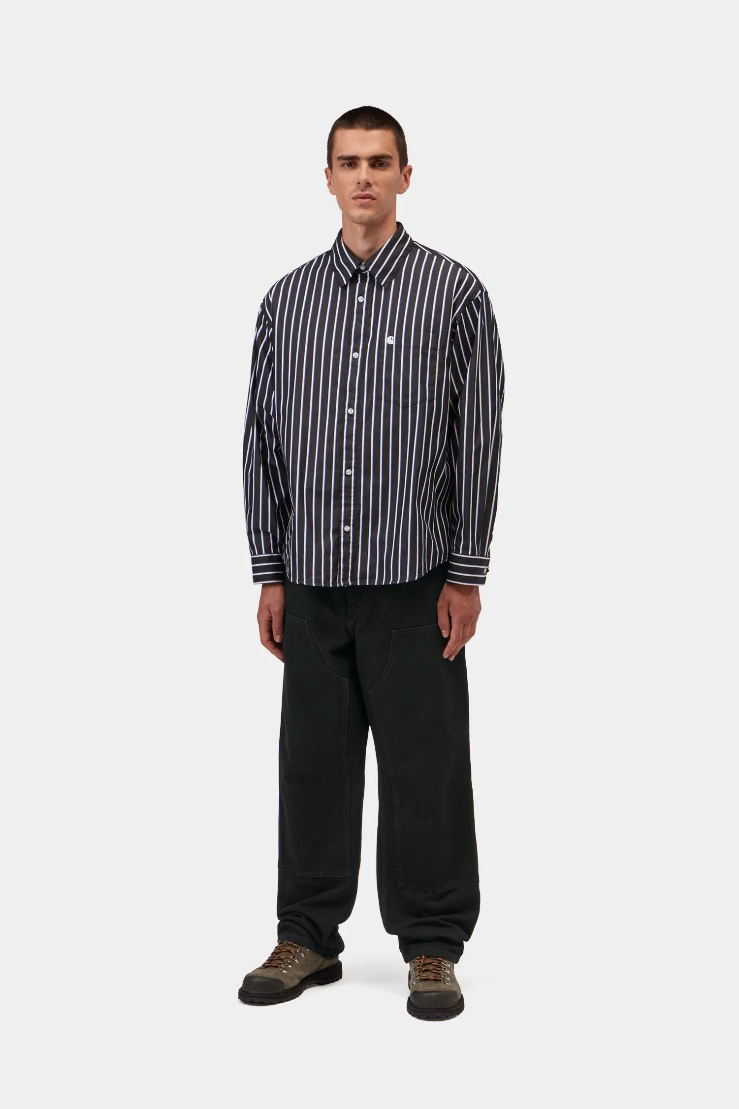 Double Knee Pant - Denim - 1