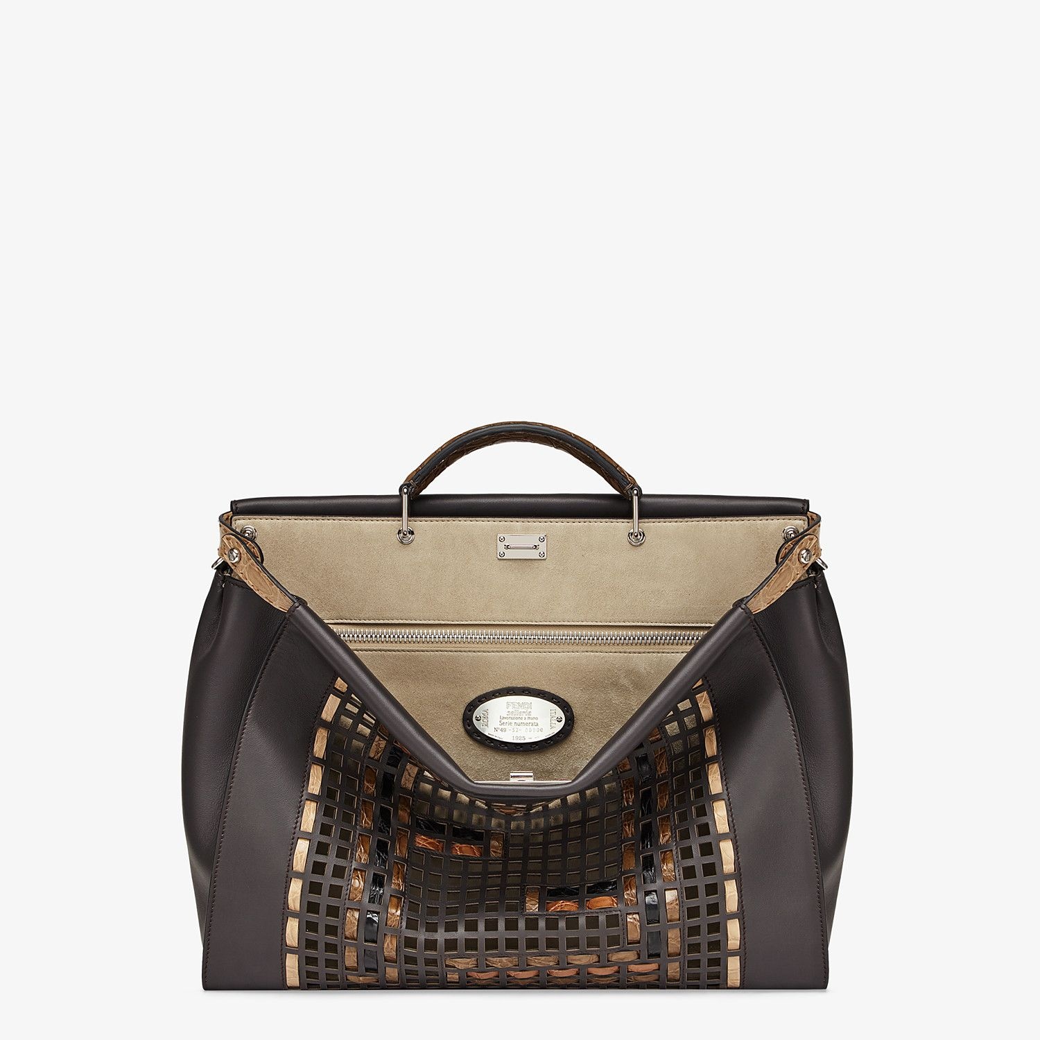 Brown leather bag - 1