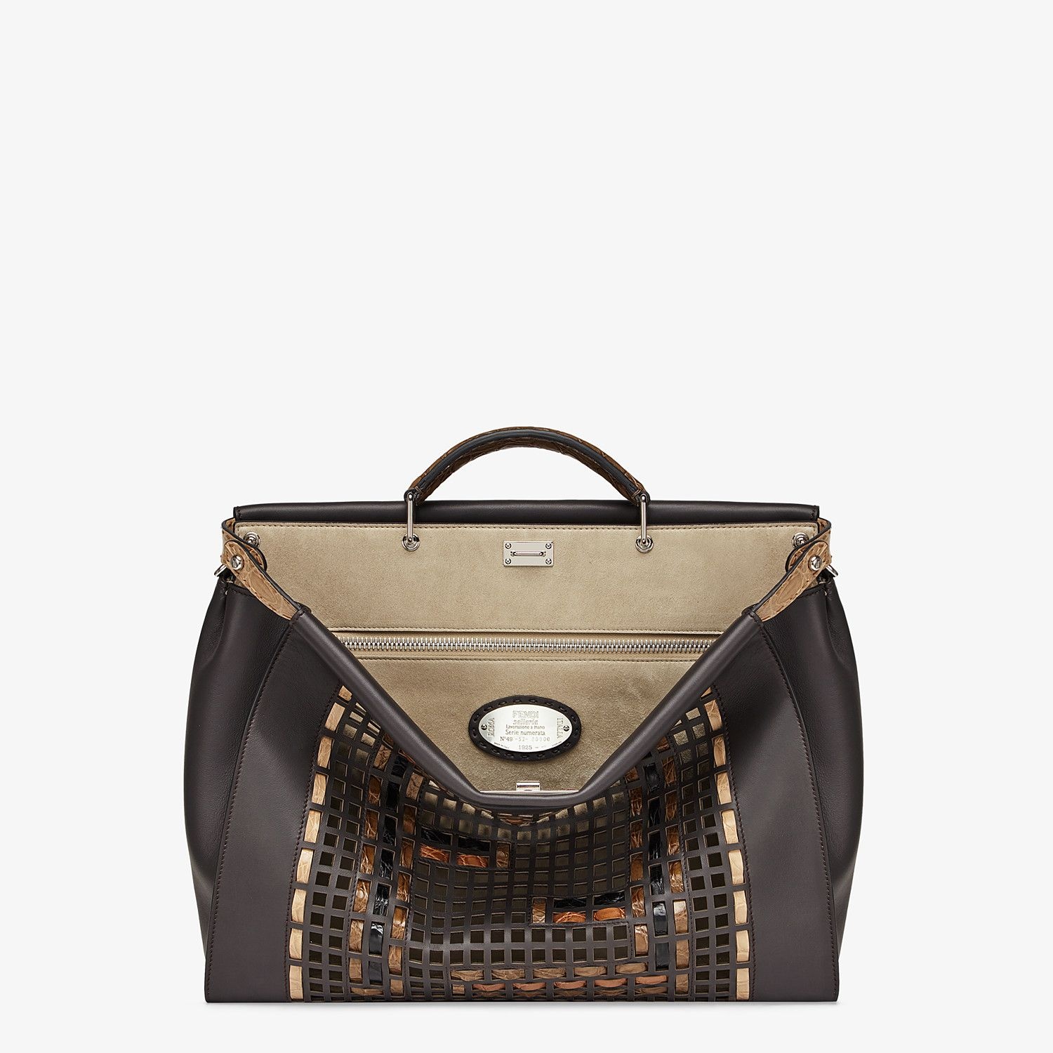 Brown leather bag - 1