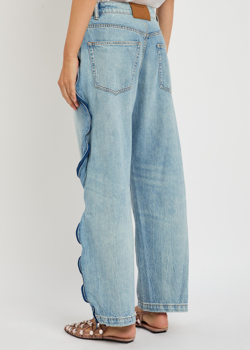 Alexanderwang.t Zip-embellished Barrel-leg Jeans 3