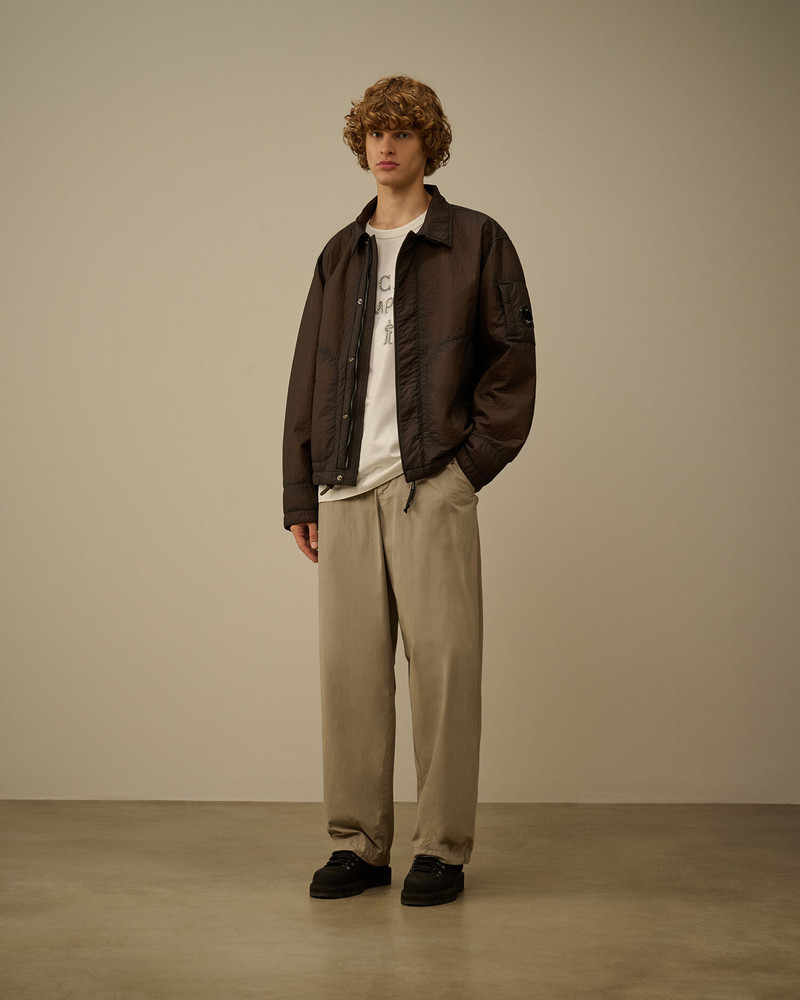 C.P. Company Mercerized 30/2 Jersey Twisted Short Sleeve Logo T-Shirt outlook