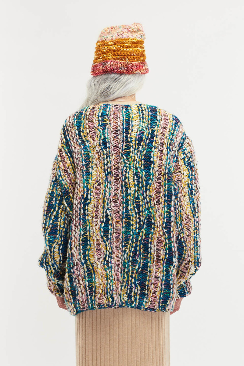 DISHEVELED KNIT CARDIGAN 4