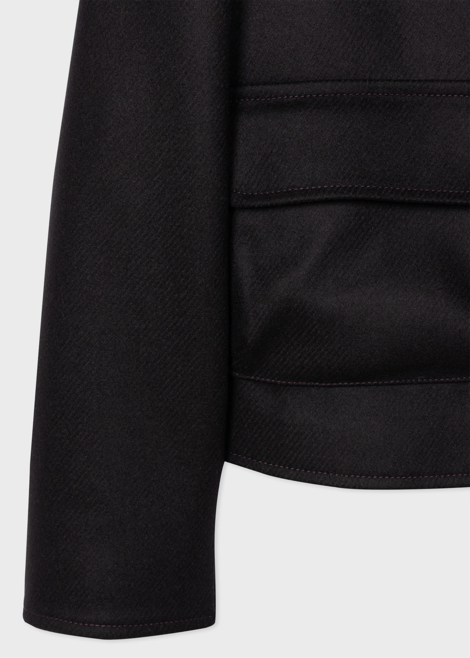 Wool-Cashmere Cocoon Coat - 3