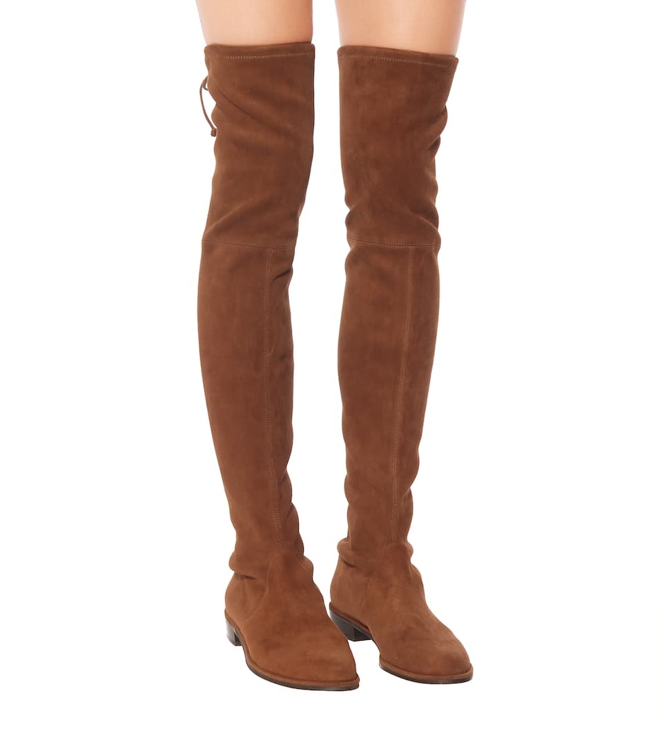 Lowland Skimmer suede over-the-knee boots - 5