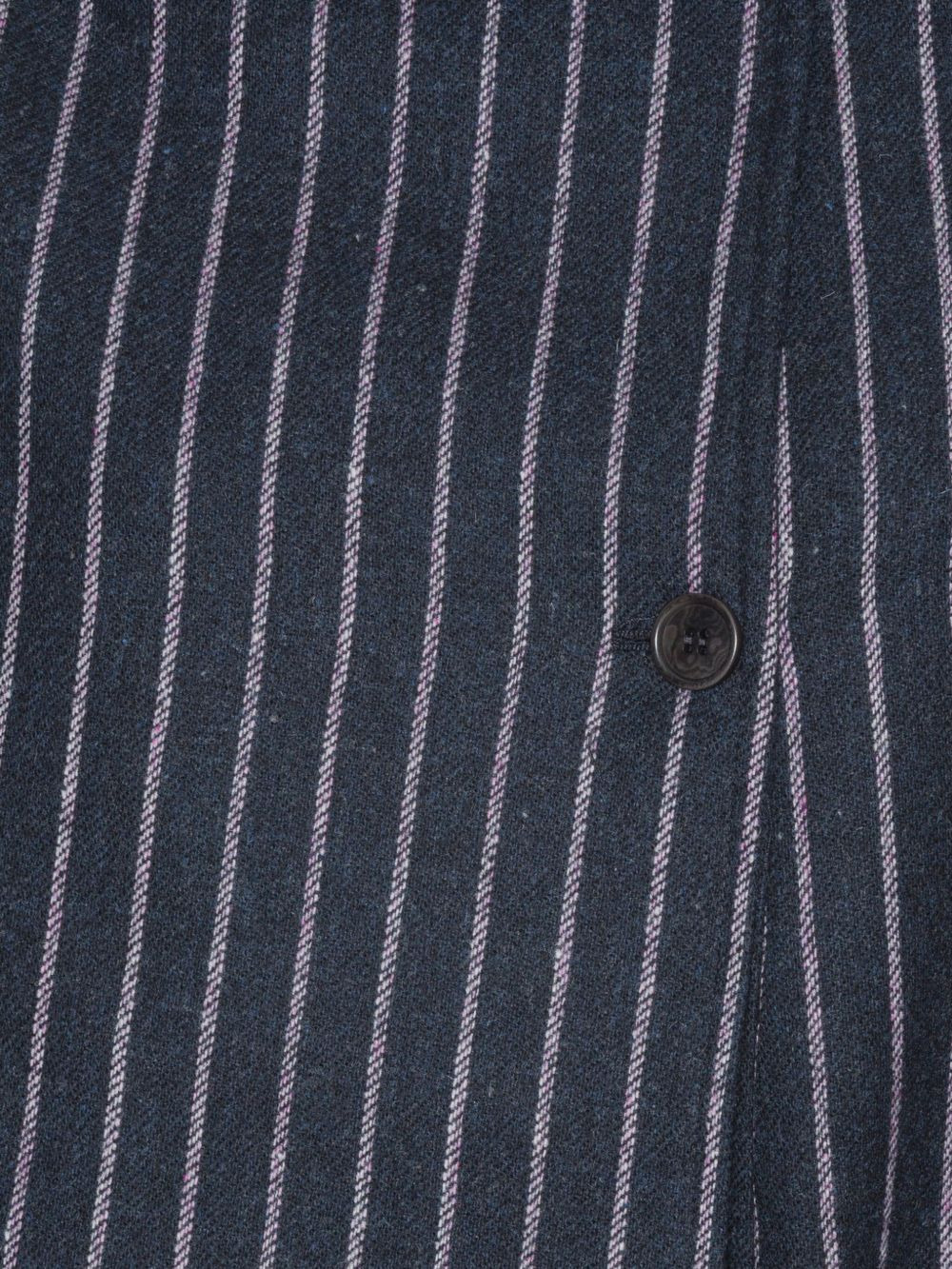 pinstripe belted single breasted coat - 3