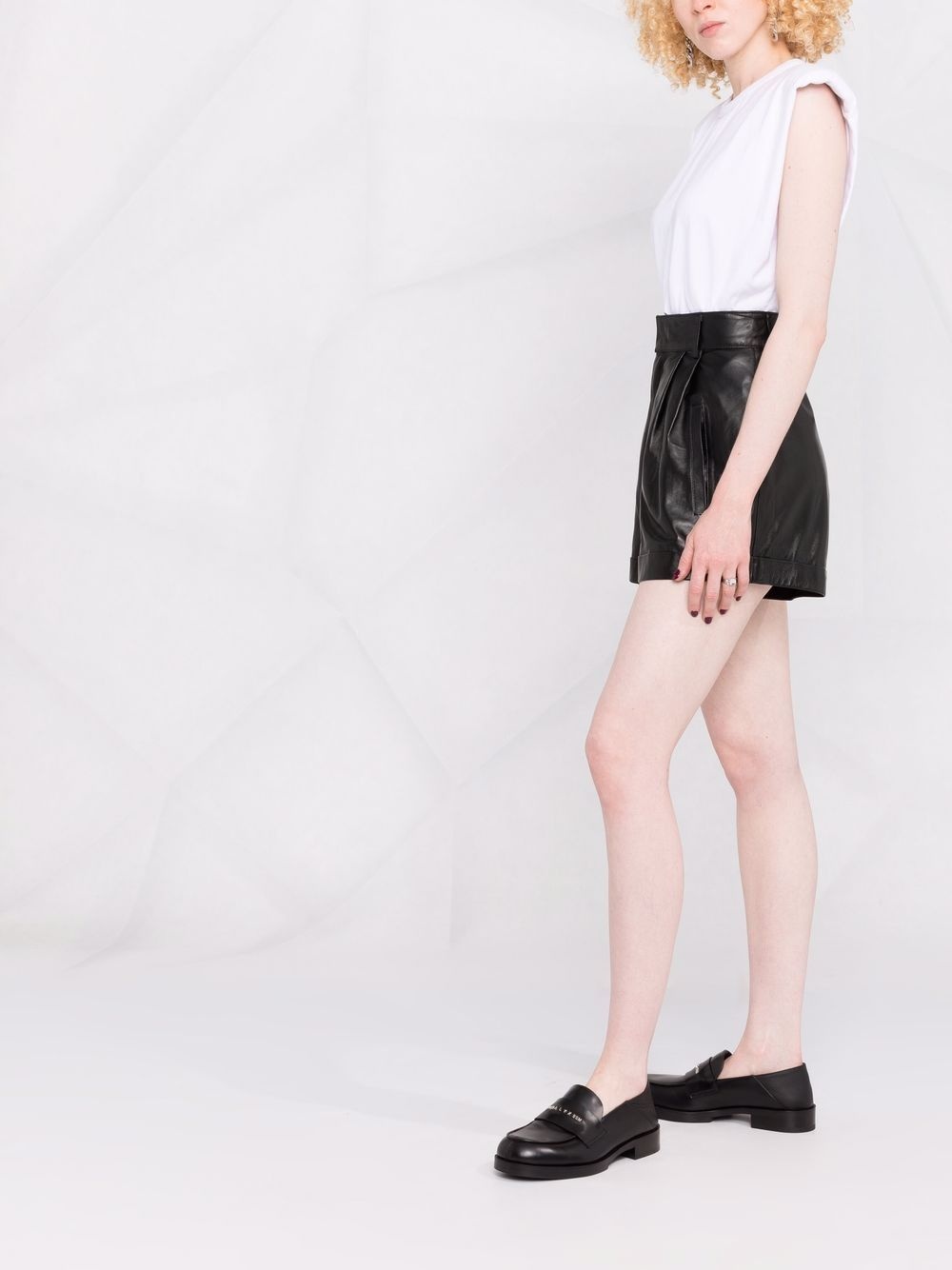 Jett leather shorts - 4