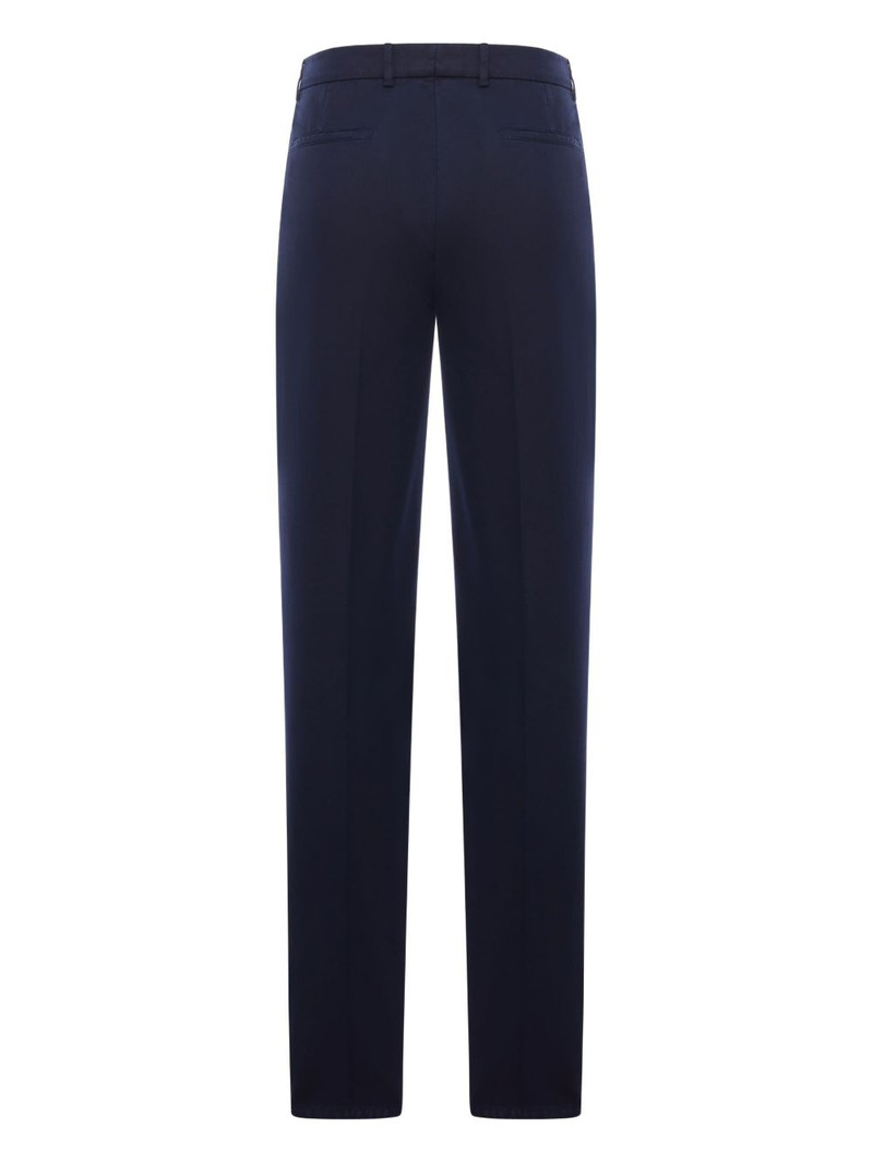 Brunello Cucinelli pleated cotton trousers outlook
