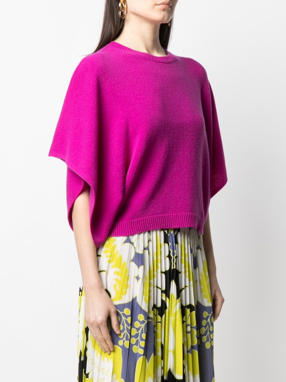 kimono-style knitted jumper - 3