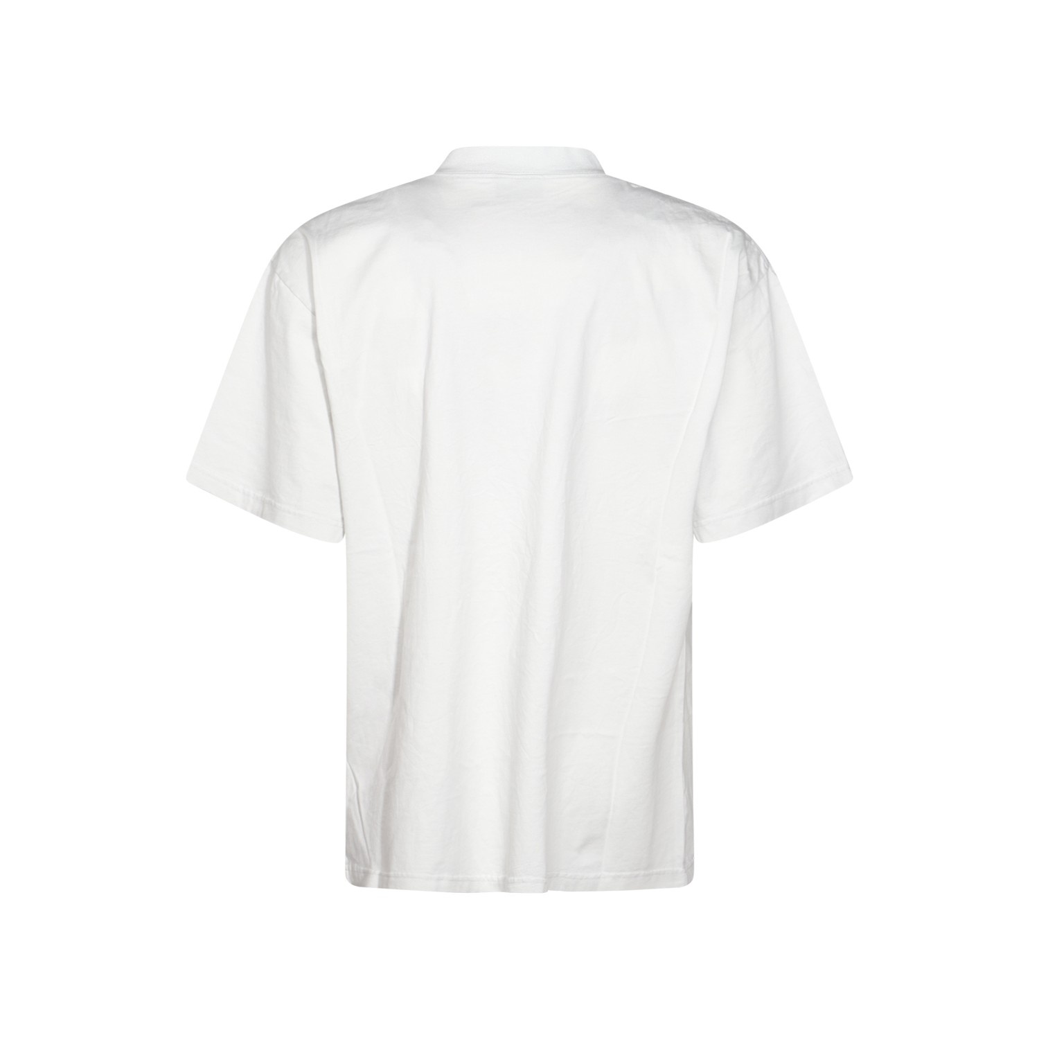 WHITE COTTON T-SHIRT - 2