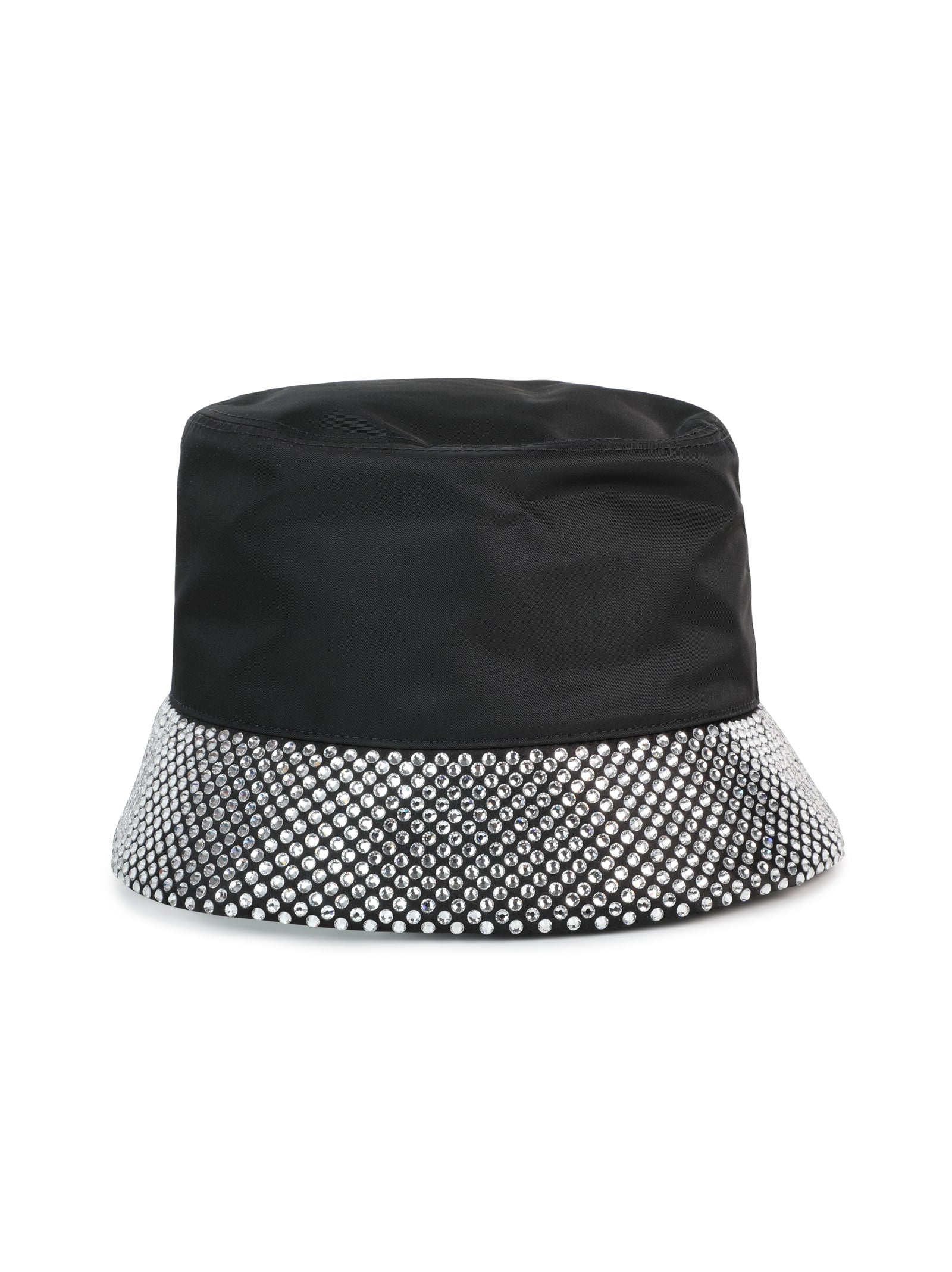 Prada RE-NYLON FISHERMAN HAT WITH CRYSTALS | suitnegozi