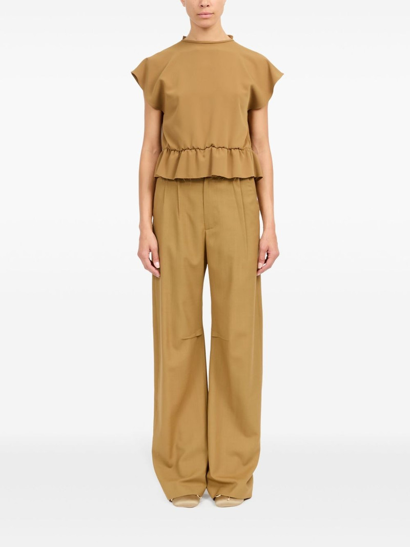 MM6 Maison Margiela ruffled detailing blouse outlook