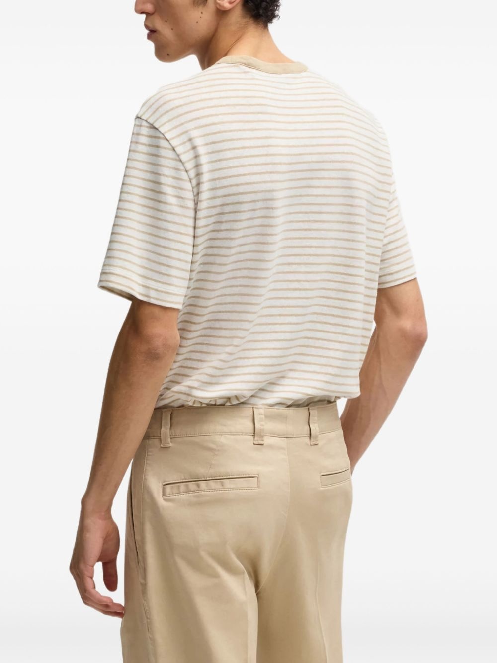 striped T-shirt - 3