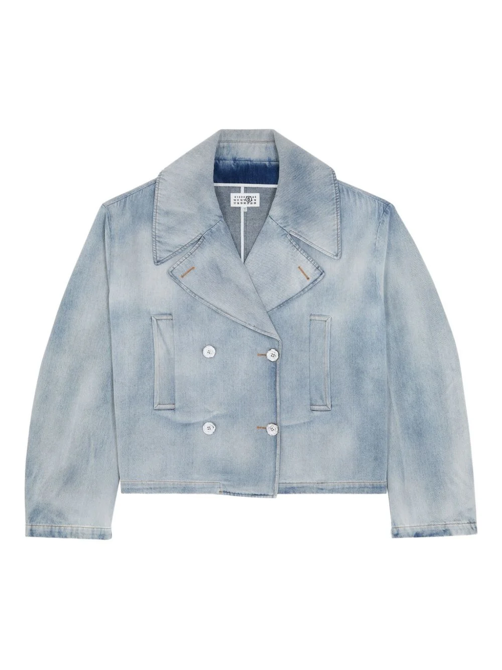 buttoned-up cotton jacket - 1