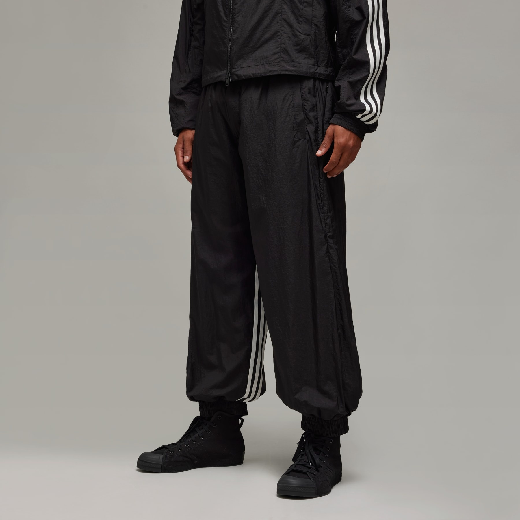Y-3 3-Stripes Nylon Shell Pants - 2