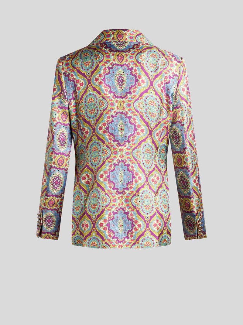 PRINTED SILK JACKET 6
