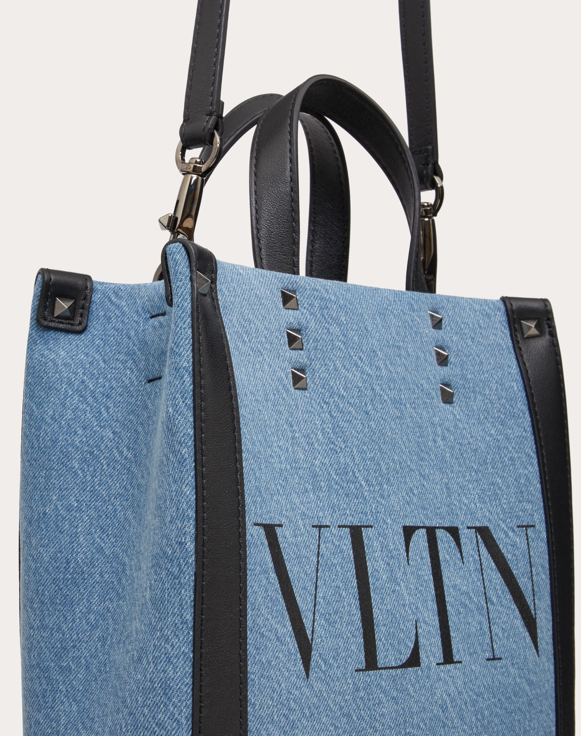 MINI VLTN DENIM SHOPPER - 7