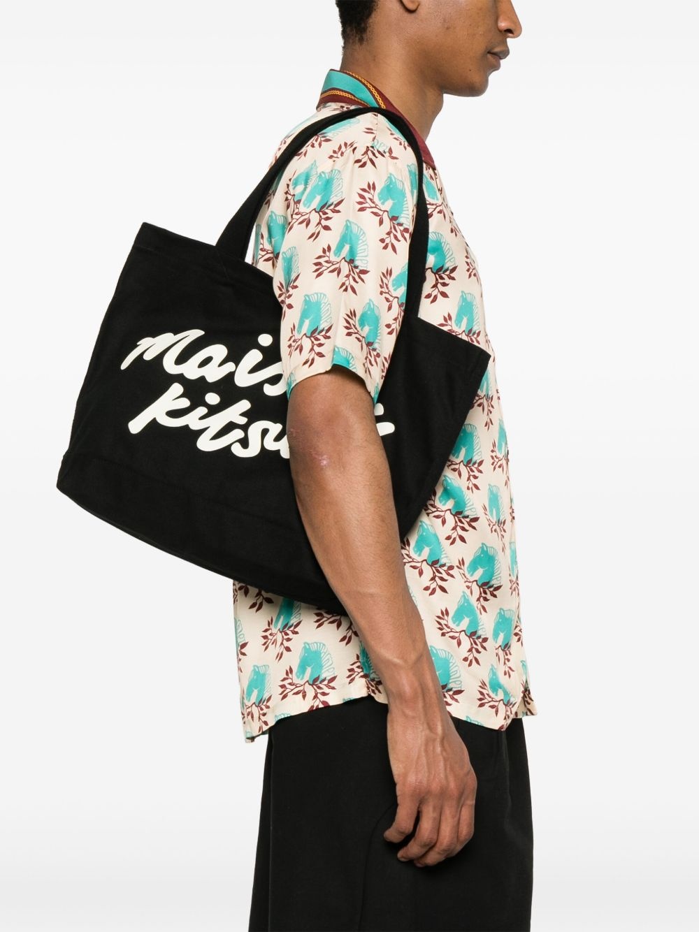 logo-print tote bag - 2
