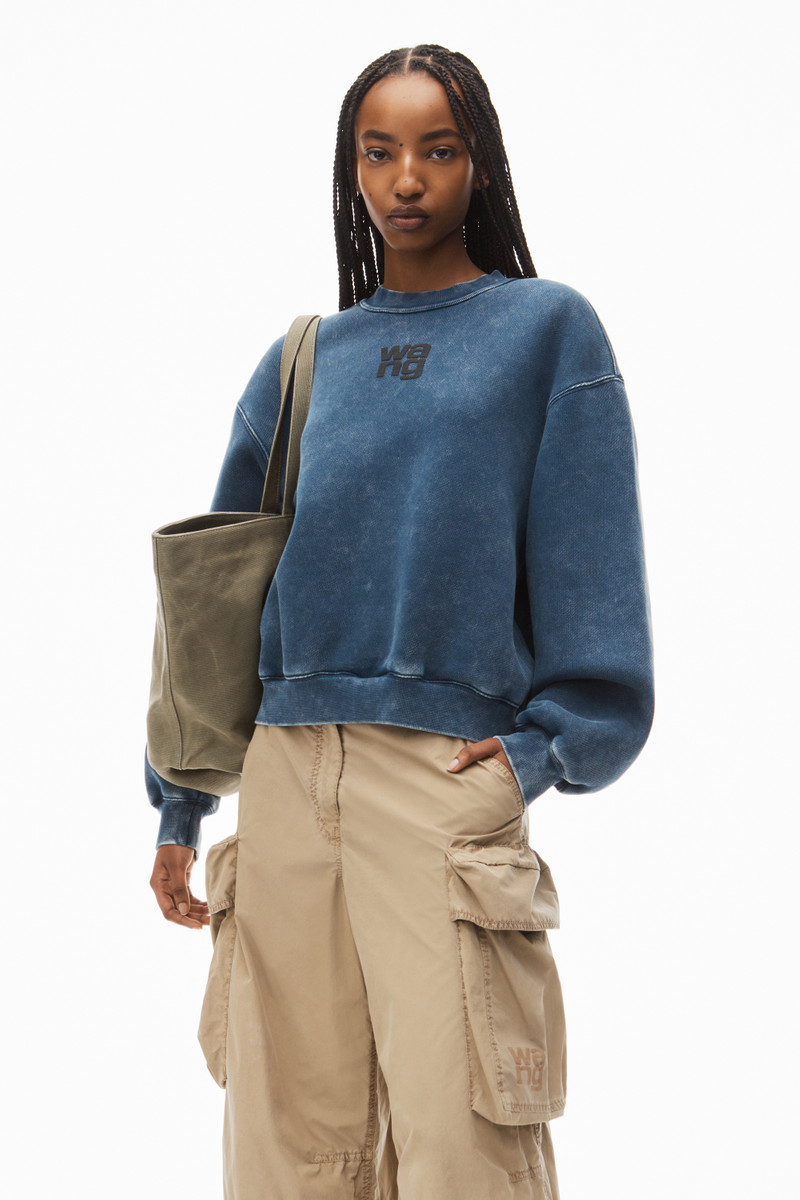 Essential Logo Terry Sweatshirt in Organic Cotton 2