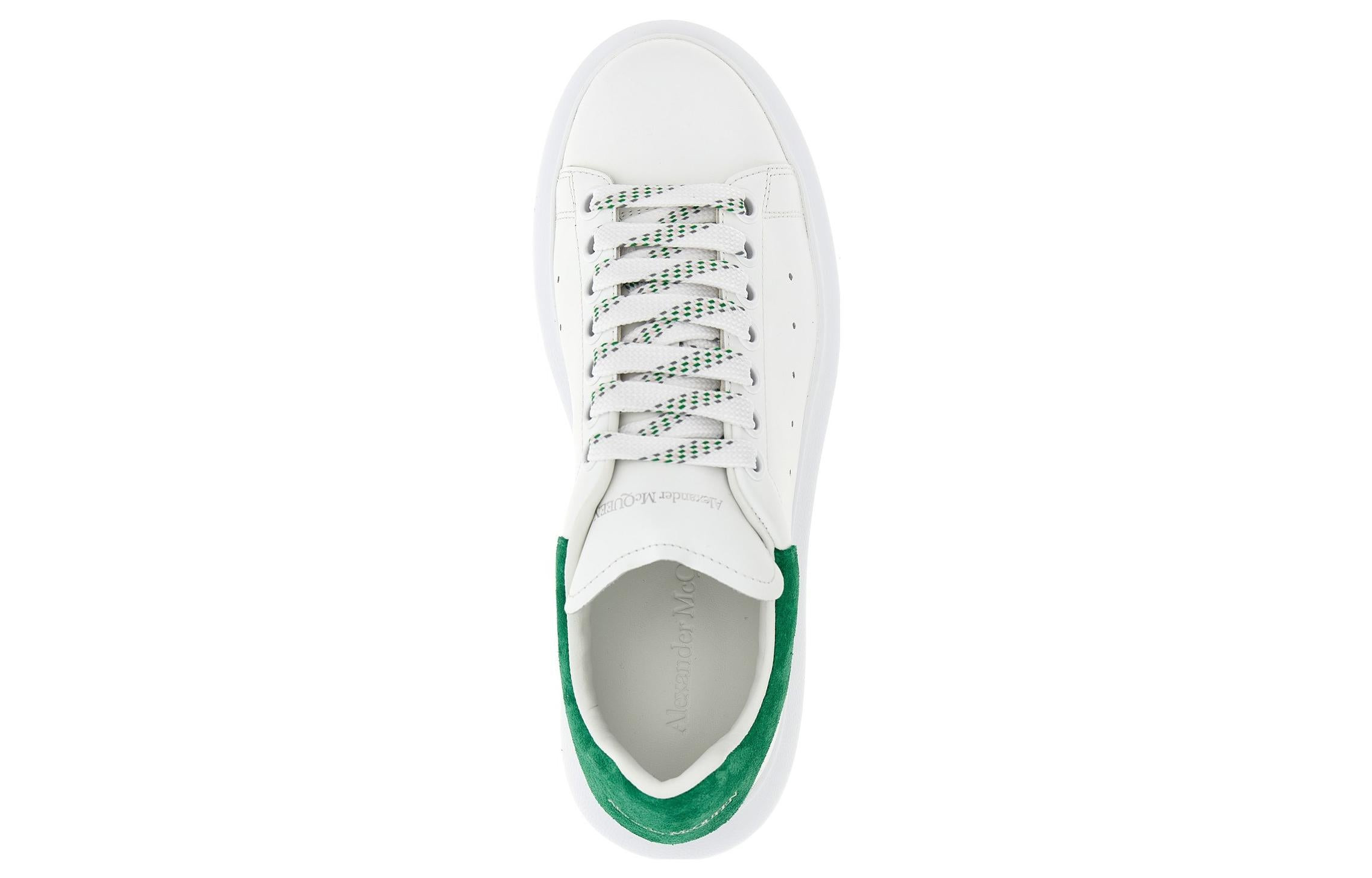 (WMNS) Alexander McQueen Oversized Sneaker 'Green White' 718139WIBN28846 - 2