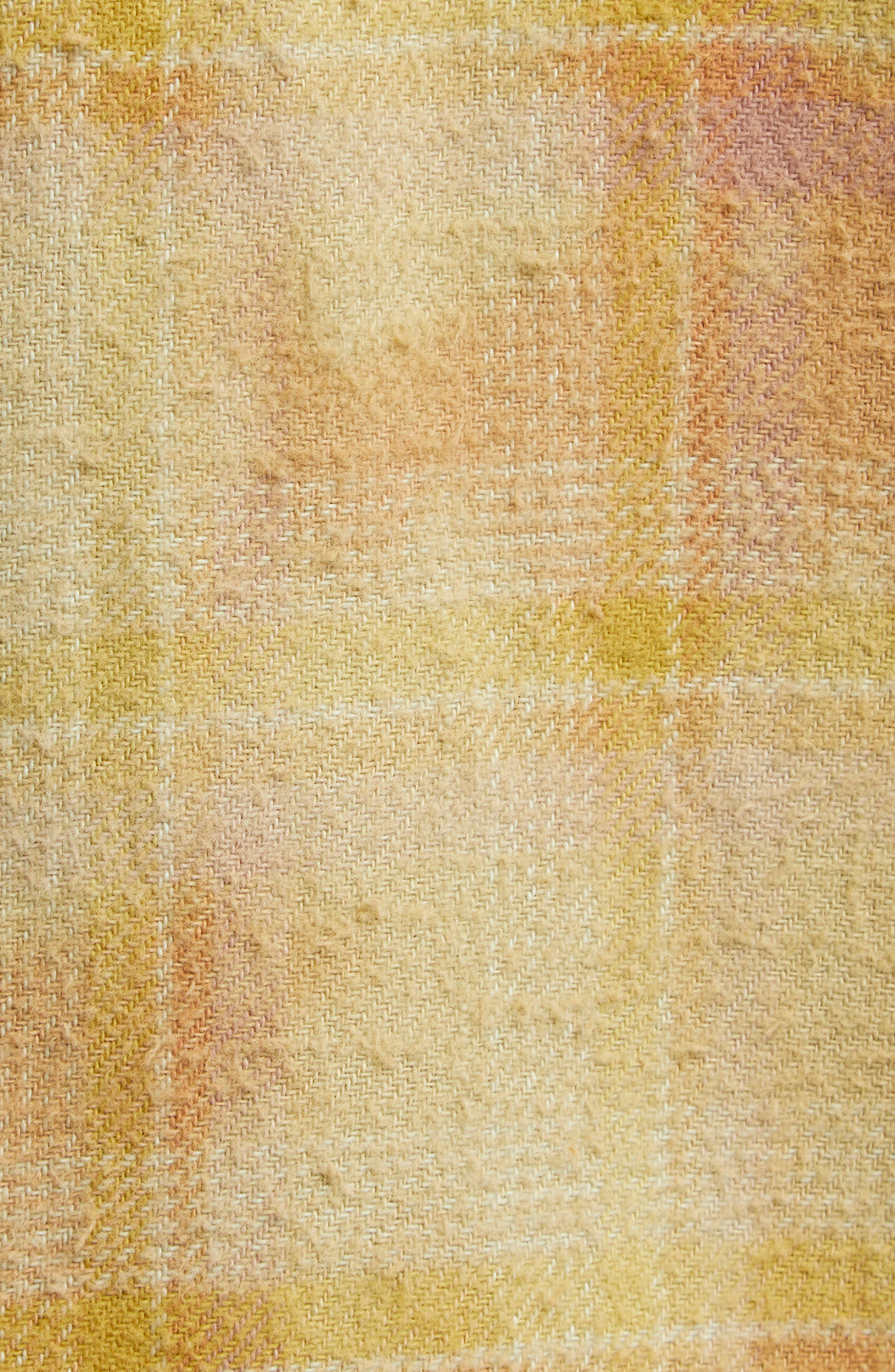 R13 Overdyed Plaid Cotton Flannel Jumbo Overalls in Overdyed Khaki Plaid at Nordstrom - 5