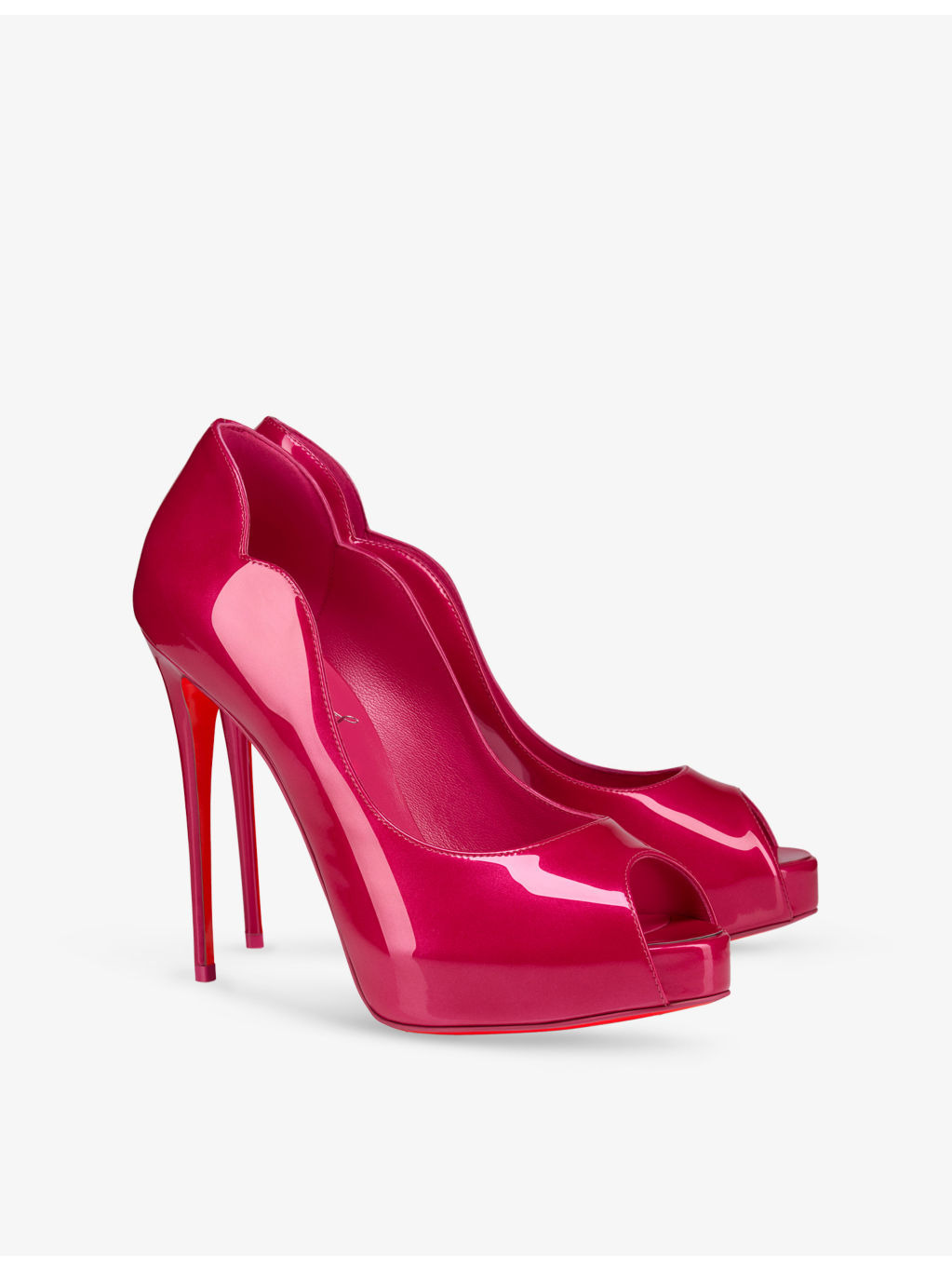 Hot Chick Alta 120 Patent-Leather Heeled Courts - 4