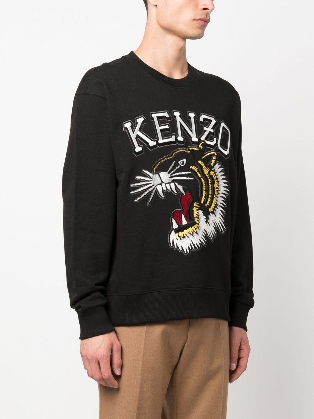 Varsity Jungle logo-embroidered cotton sweatshirt - 3