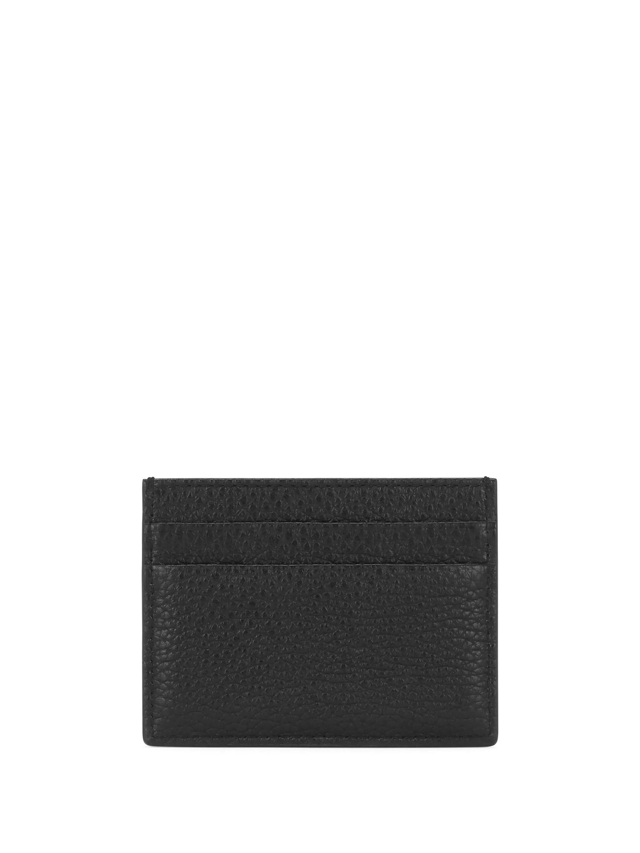 logo-plaque leather cardholder - 2