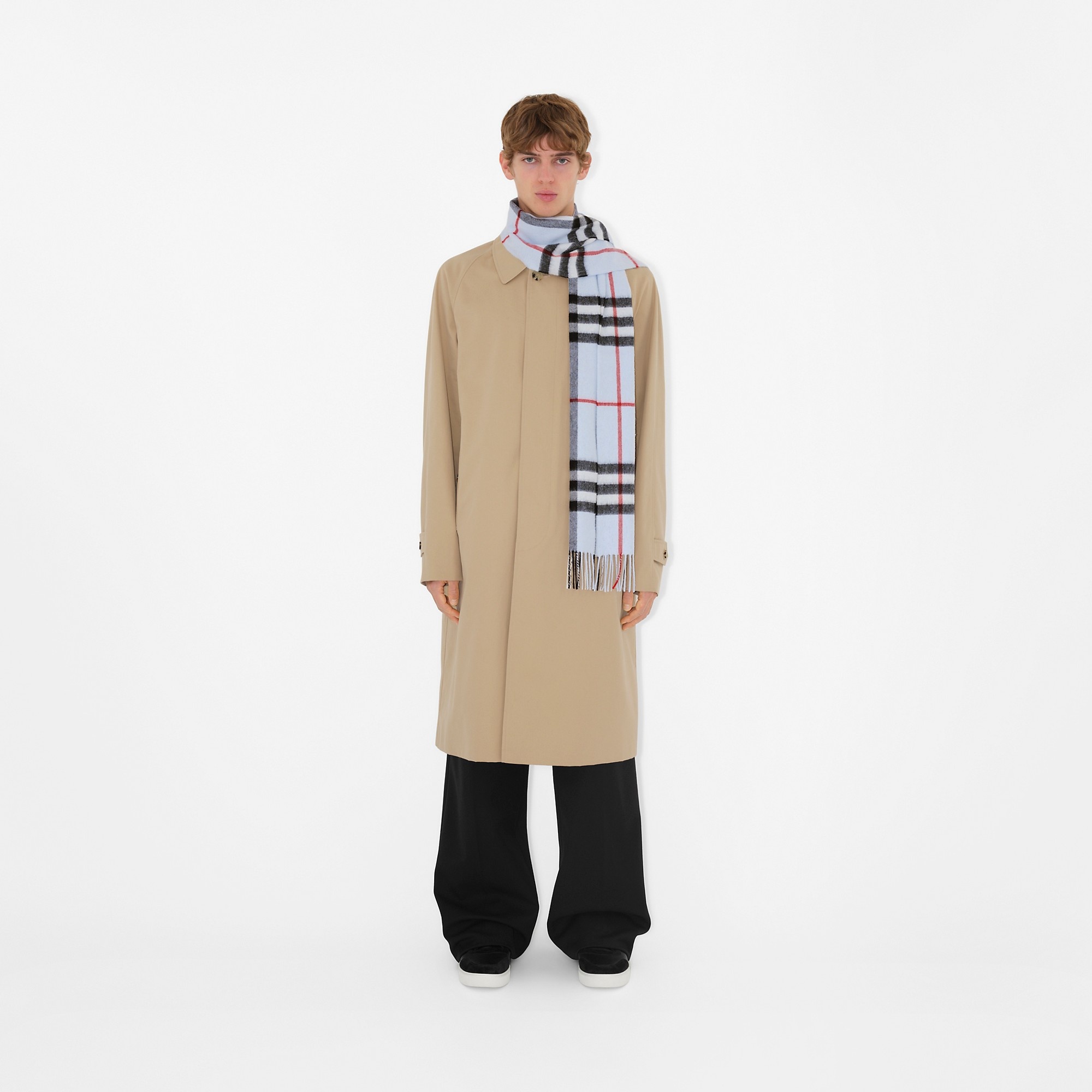 Check Cashmere Scarf - 4