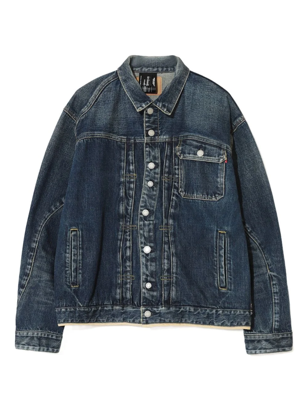 buttoned blouson jacket - 1
