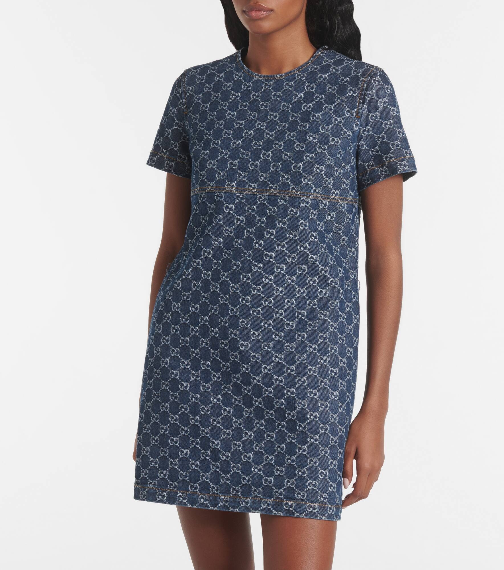 Denim minidress - 6