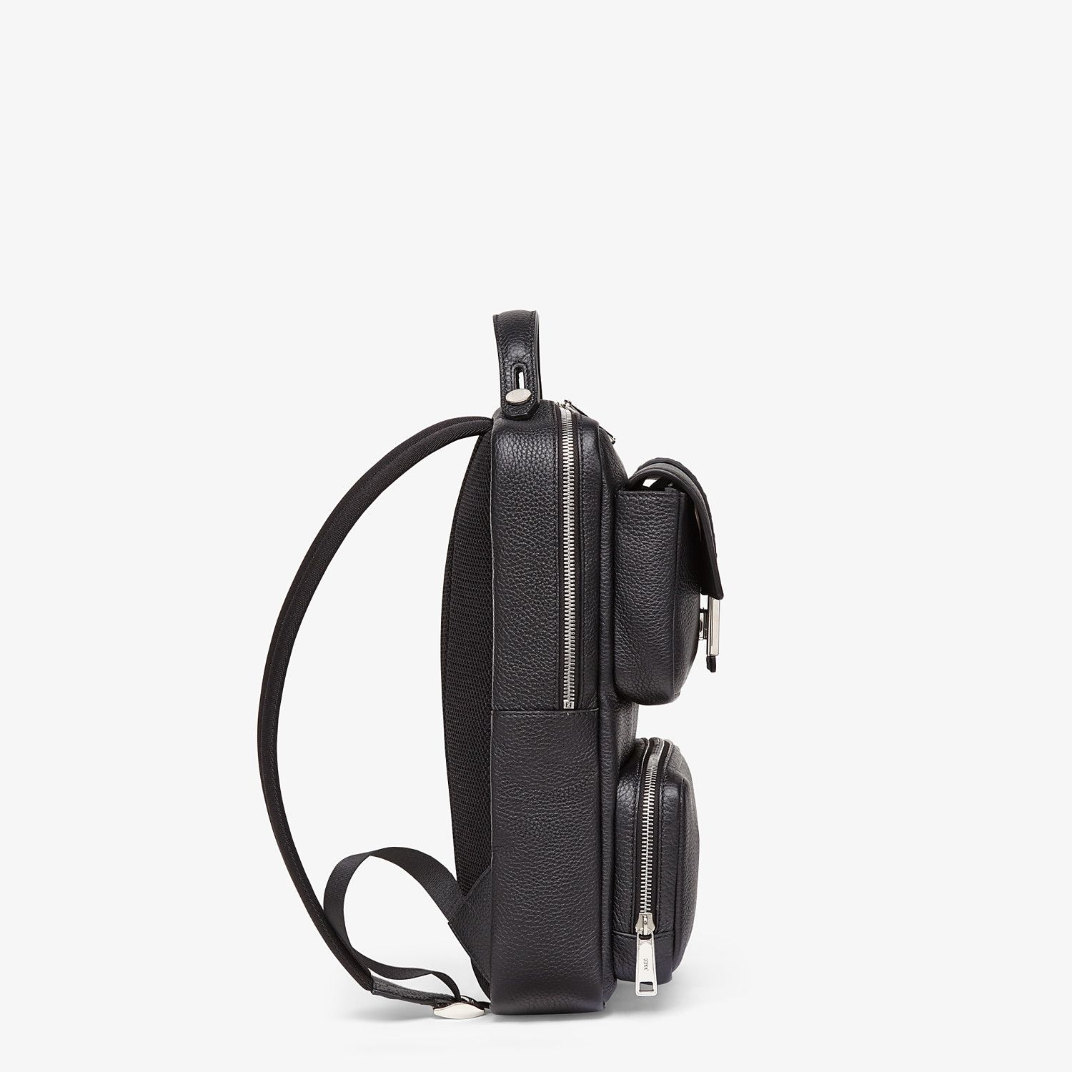 Black calfskin backpack - 2